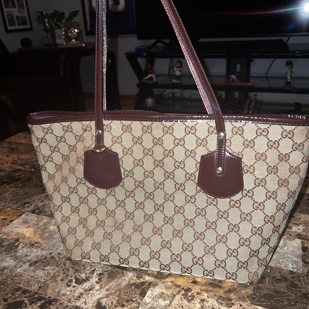 Worn out Gucci purse